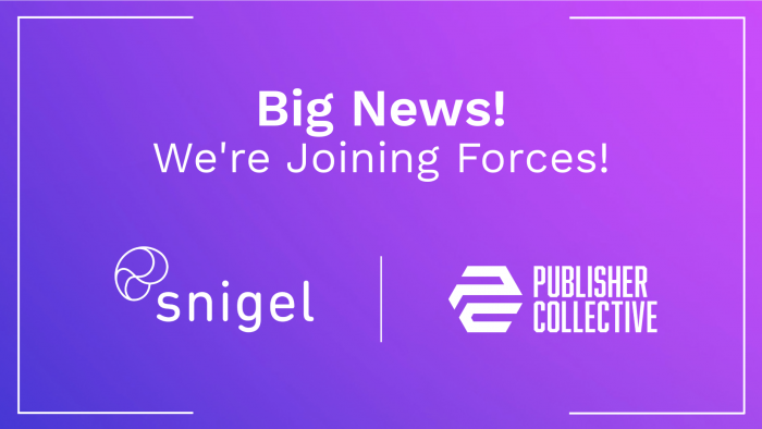 Publisher Collective and Snigel Merger